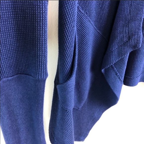 Mod-o-doc Thermal Blue Hooded Cardigan - Picture 4 of 9